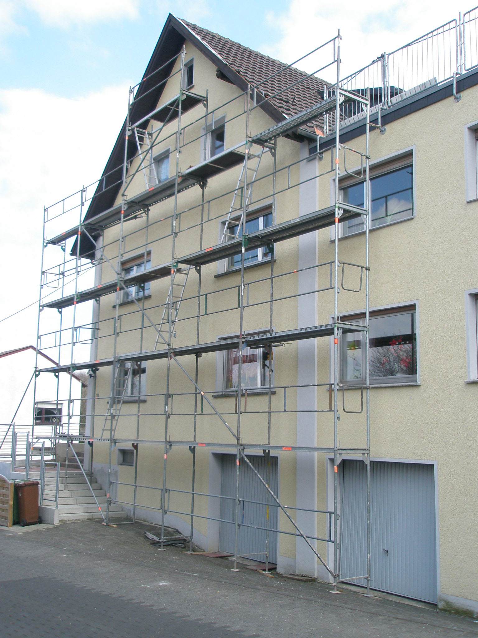 Ger&uuml;stbau Beispiel